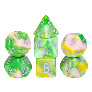 Weeping Willow RPG Dice Set - Bards & Cards