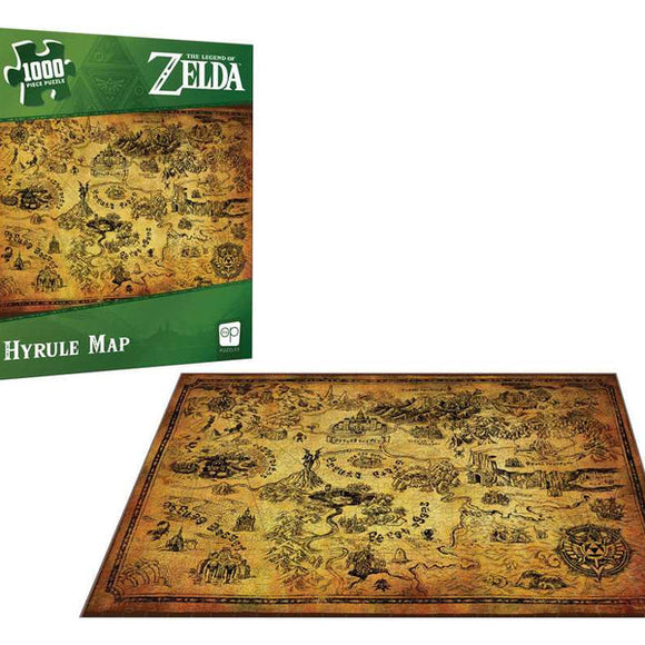 The Legend of Zelda™ "Hyrule Map" 1000 Piece Puzzle - Bards & Cards