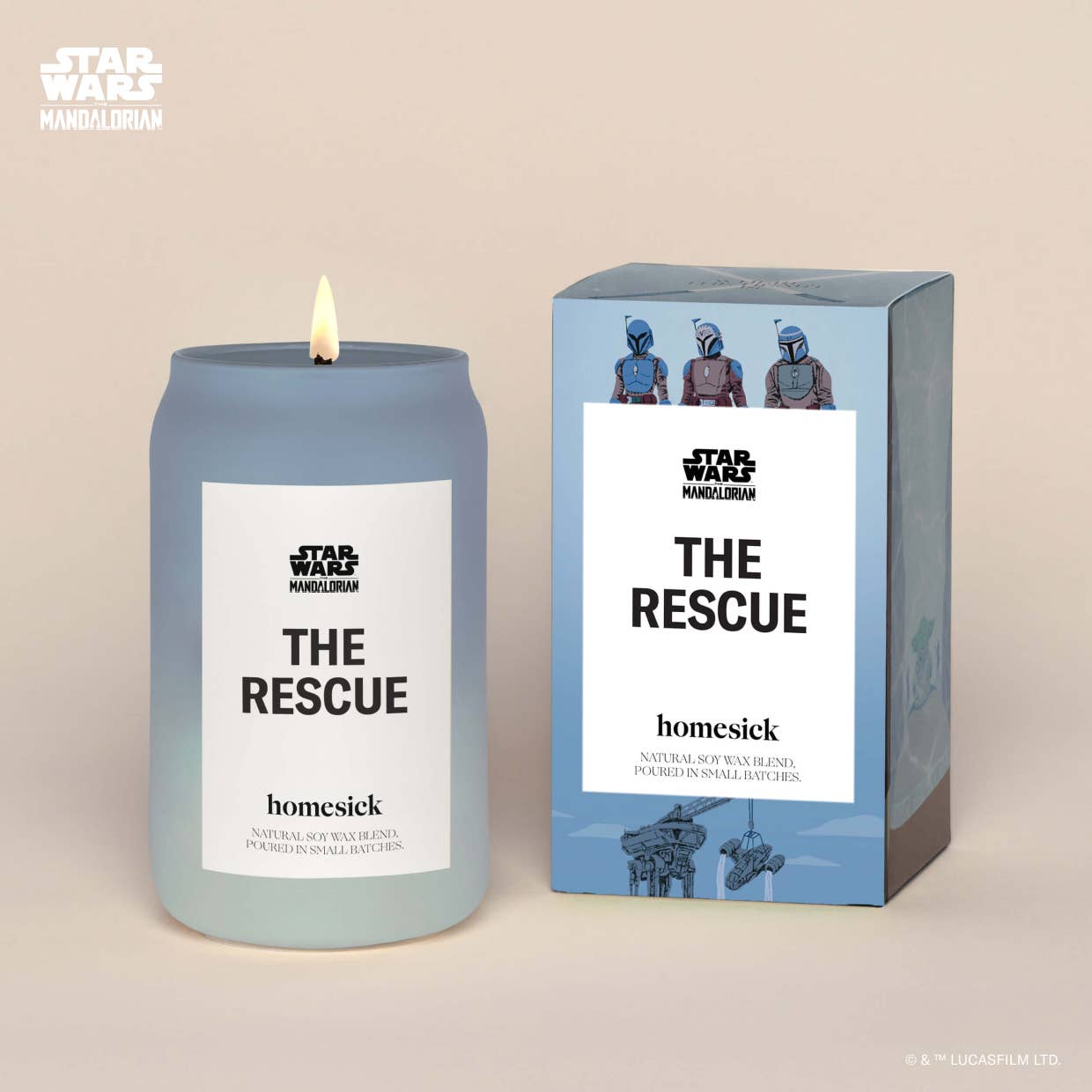 Homesick Candles - The Rescue Candle - Bards & Cards
