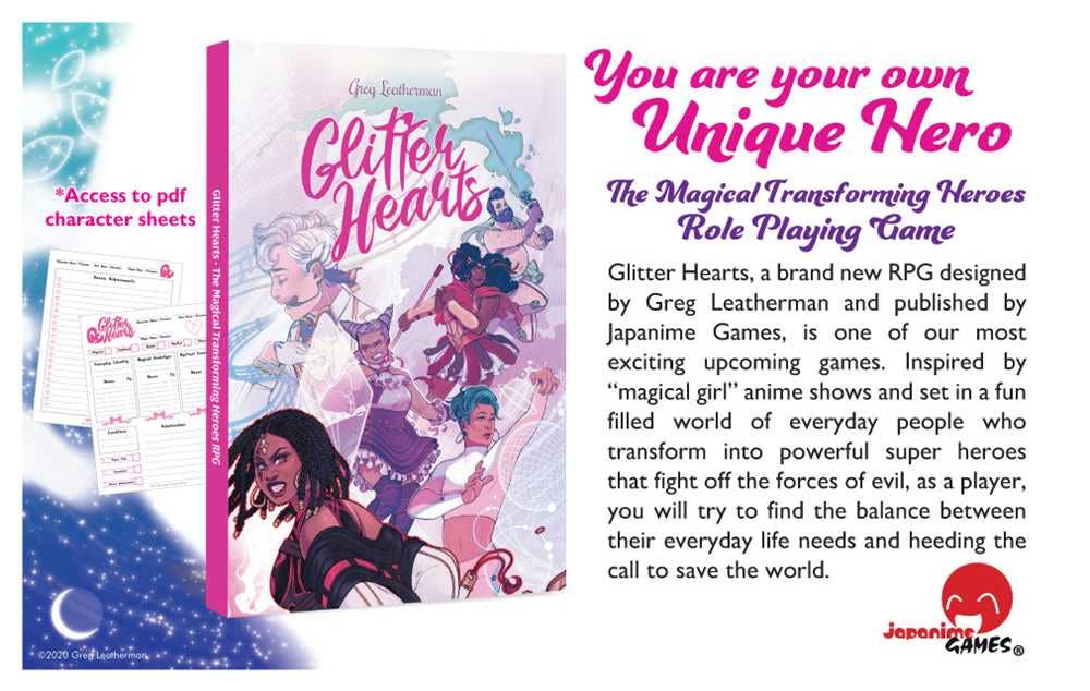 Glitter Hearts - RPG - Japanime Games - Bards & Cards