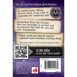 Arkham Horror LCG: Jacqueline Fine Starter Deck - Bards & Cards