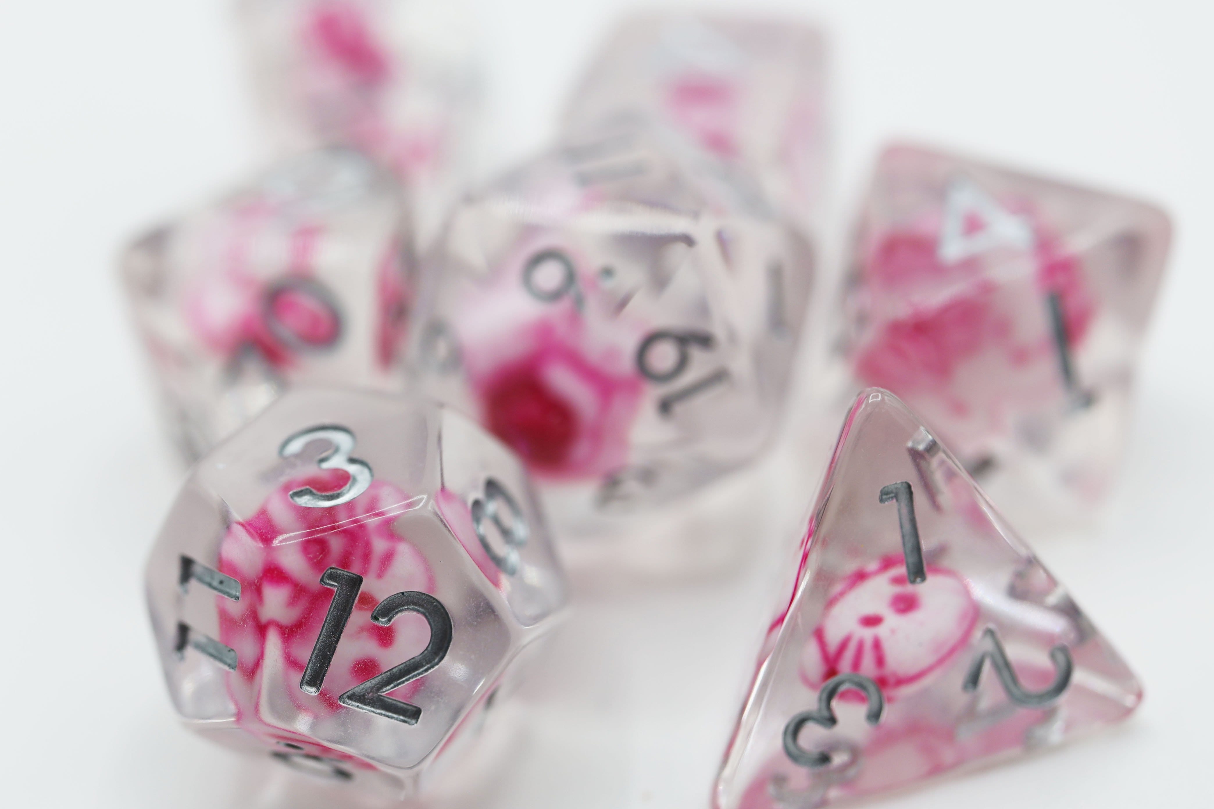 Anime Kitty RPG Dice Set - Bards & Cards