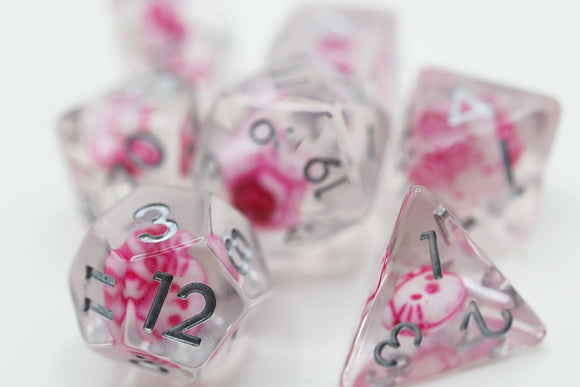 Anime Kitty RPG Dice Set - Bards & Cards