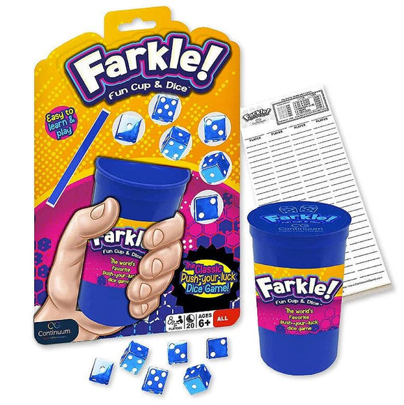 Farkle! Fun Cup & Dice - Bards & Cards