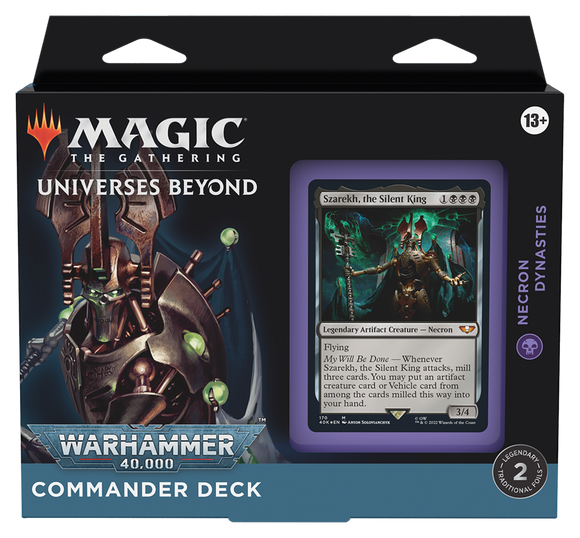 Warhammer 40,000 - Commander Deck (Necron Dynasties) - Bards & Cards