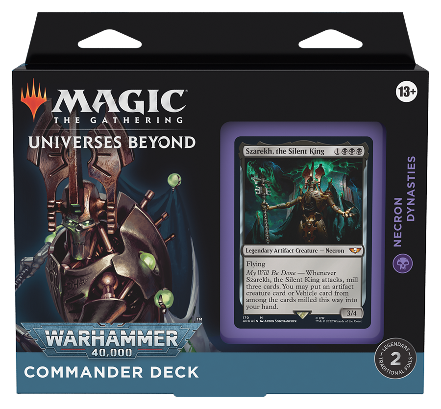 Warhammer 40,000 - Commander Deck (Necron Dynasties) - Bards & Cards