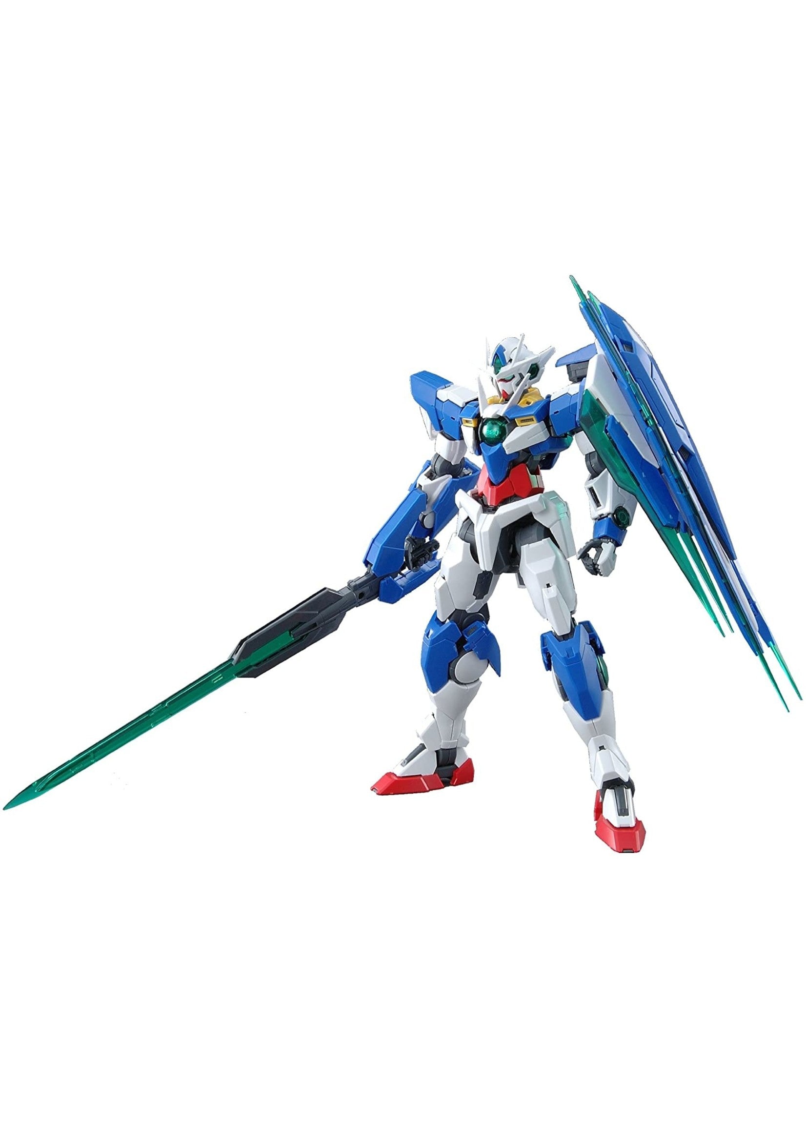 Bandai MG 1/100 00 Qan[T] Gundam Plastic Model Kit - Bards & Cards
