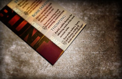 Conflict Games Combat Description Cards - Bards & Cards