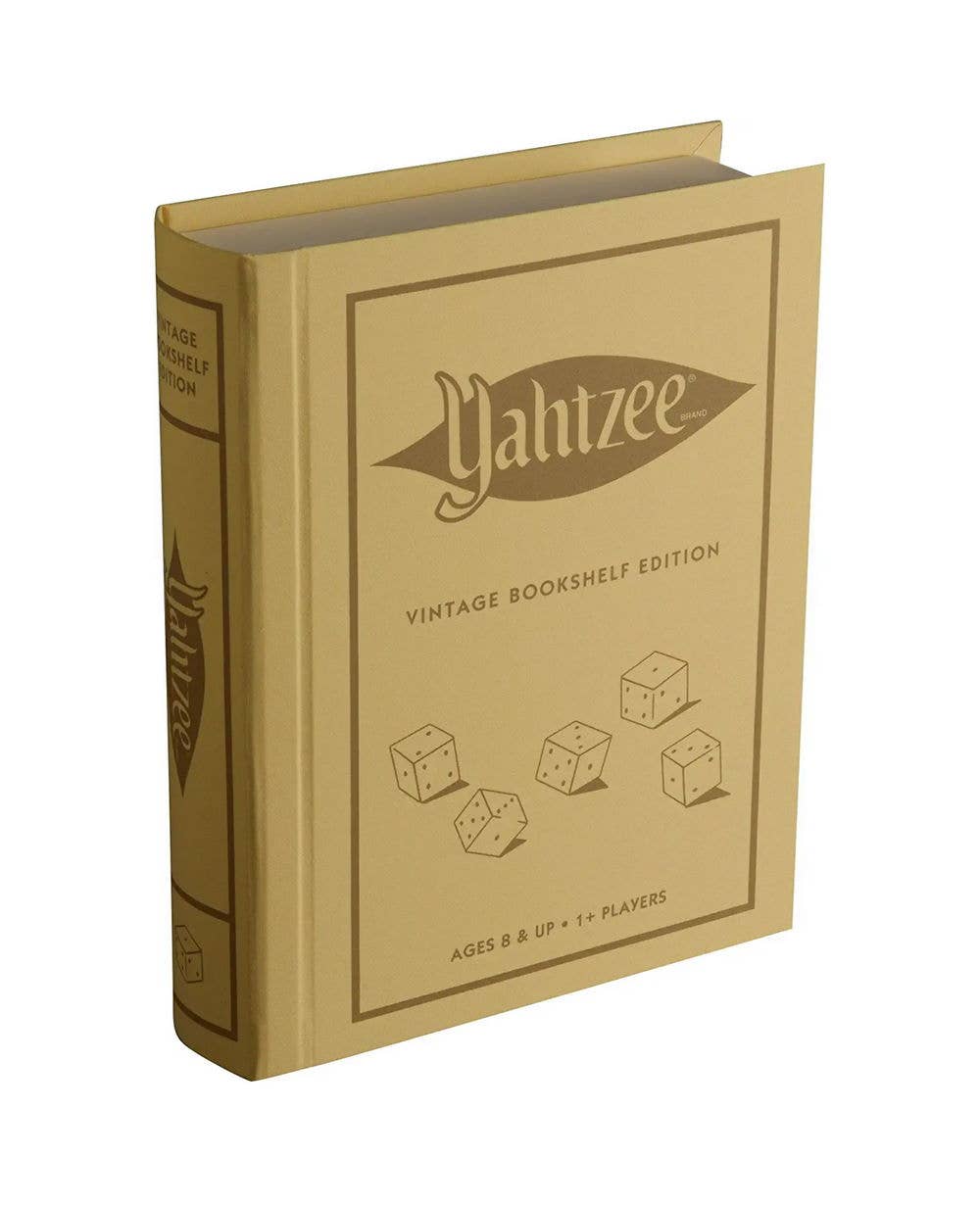 WS Game Company - WS Game Company Yahtzee Vintage Bookshelf Edition - Bards & Cards