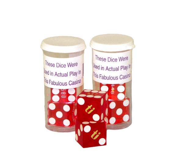 WorldWise Imports - Casino -  Precision Craps Dice - Used - Bards & Cards