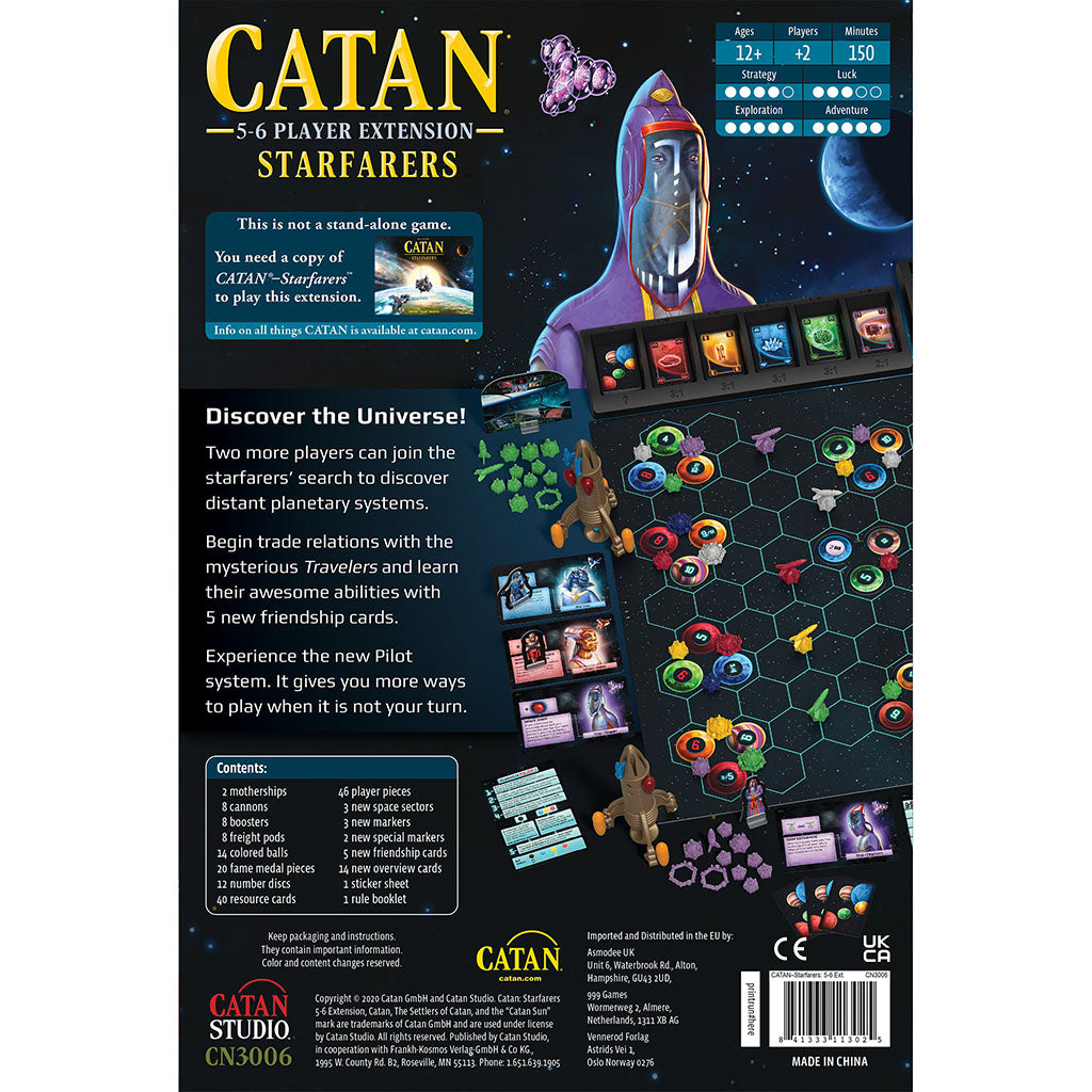 Catan: Starfarers 2nd Edition 5-6 Player Expansion - Bards & Cards
