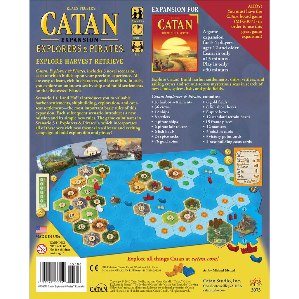 Catan Exp: Explorers and Pirates - Bards & Cards
