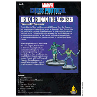 Marvel: Crisis Protocol - Drax and Ronan the Accuser - Bards & Cards
