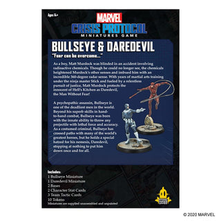 Marvel Crisis Protocol - Bullseye and Daredevil - Bards & Cards