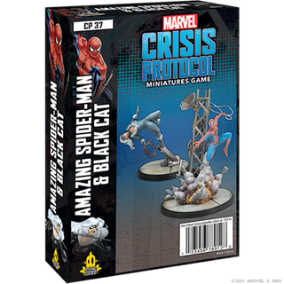 Marvel Crisis Protocol - Amazing Spider-Man and Black Cat - Bards & Cards