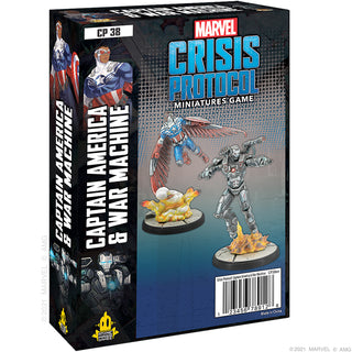 Marvel Crisis Protocol - Captain America and War Machine - Bards & Cards