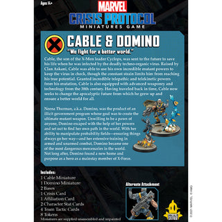 Marvel: Crisis Protocol - Domino and Cable - Bards & Cards