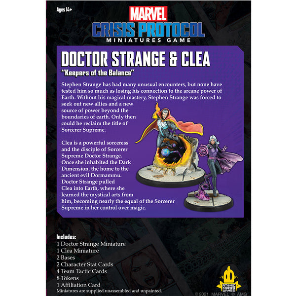 Marvel: Crisis Protocol - Doctor Strange & Clea - Bards & Cards