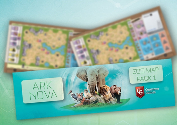 Ark Nova: Zoo Map Pack 1 - Bards & Cards