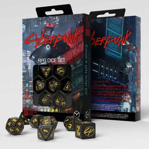 Cyberpunk Red Dice Set: Wet Work - Bards & Cards