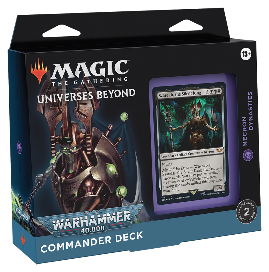 Warhammer 40,000 - Commander Deck (Necron Dynasties) - Bards & Cards