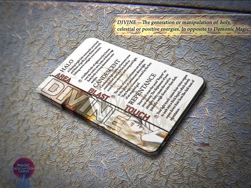 Conflict Games Magic Description Cards - Bards & Cards