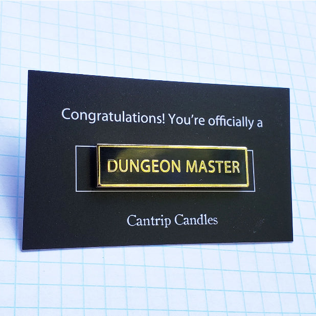 Dungeon Master Pin - Bards & Cards