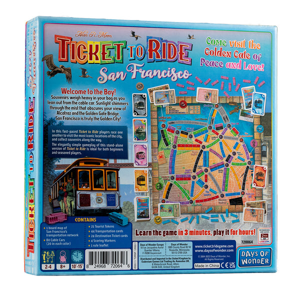 Ticket to Ride: San Francisco - Bards & Cards