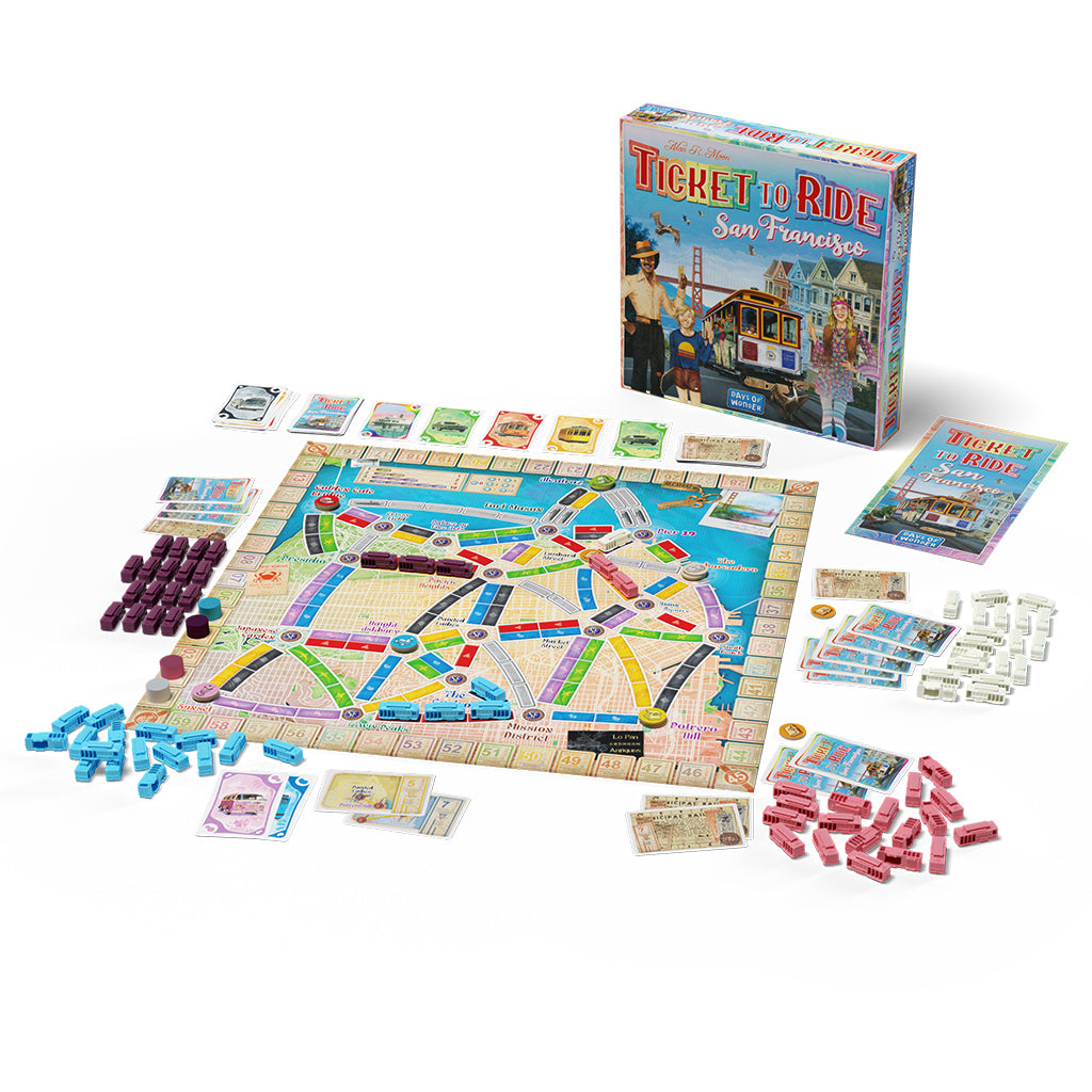Ticket to Ride: San Francisco - Bards & Cards