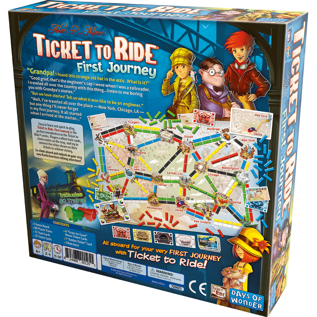 Copy of Ticket to Ride: First Journey - Bards & Cards