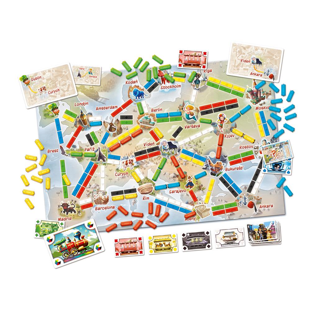 Ticket to Ride: Europe: First Journey - Bards & Cards