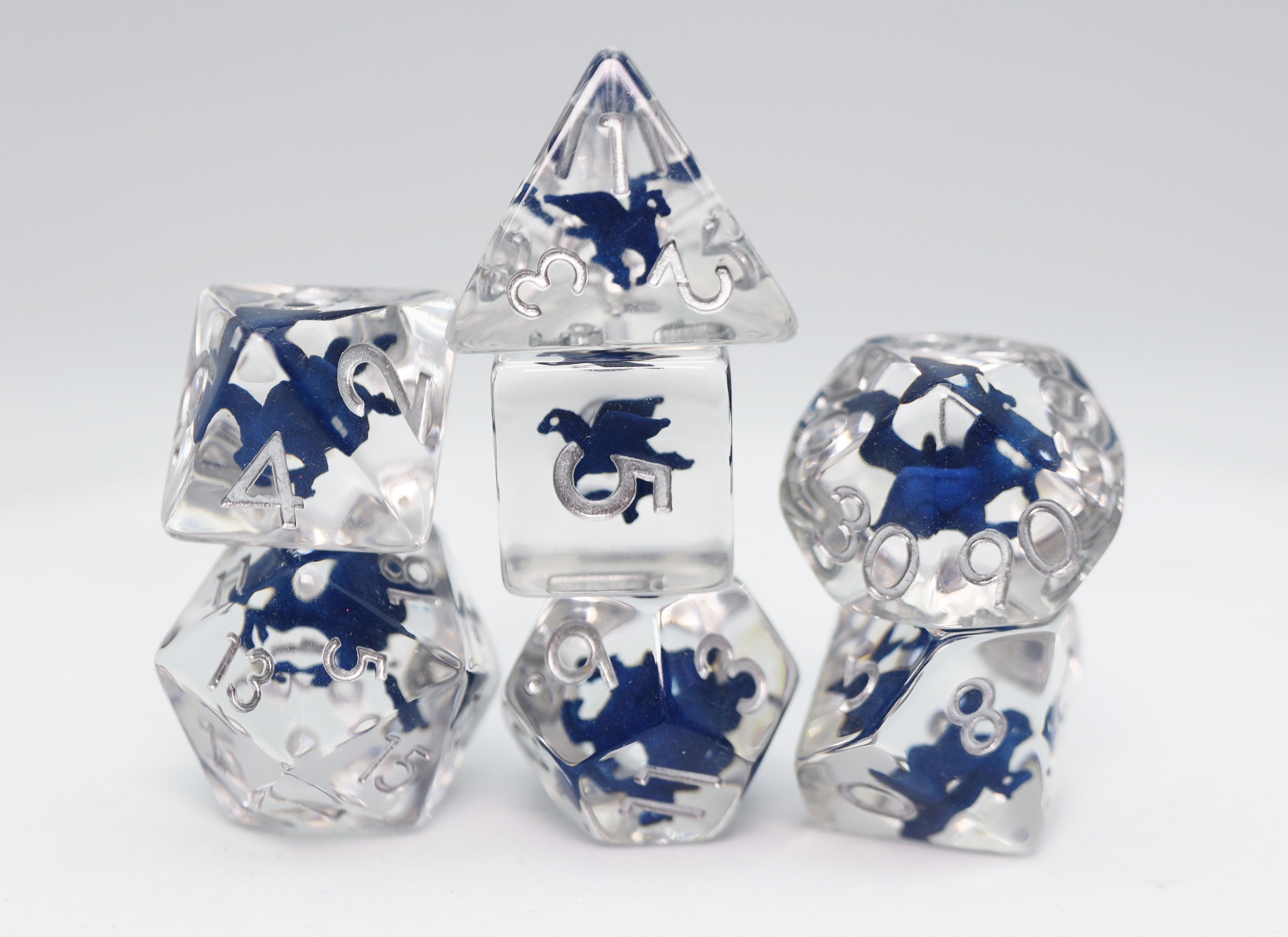 Pegasus RPG Dice Set - Bards & Cards