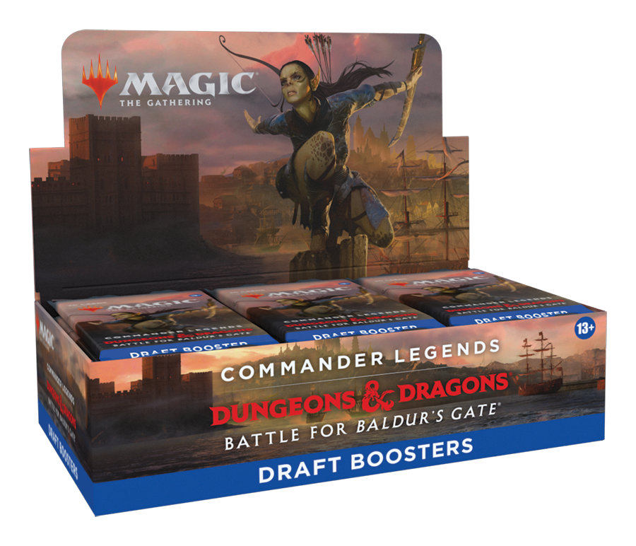 Commander Legends: Battle for Baldur's Gate - Draft Booster Display - Bards & Cards