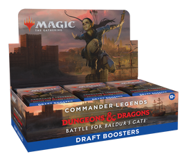 Commander Legends: Battle for Baldur's Gate - Draft Booster Display - Bards & Cards