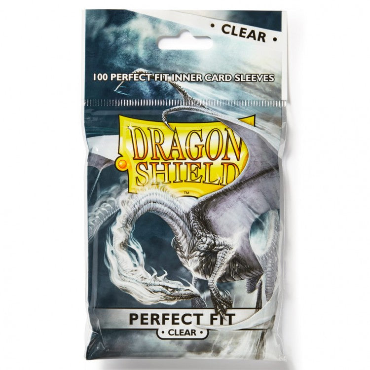 Dragon Shield Perfect Fit (inner sleeves) 100ct - Bards & Cards