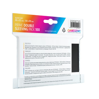 Gamegenic Prime Double Sleeving Pack 100 - Bards & Cards