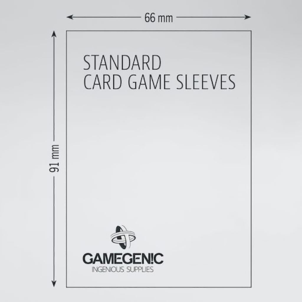 Gamegenic PRIME Sleeves: Standard Card Game (66 x 91 mm) - Bards & Cards