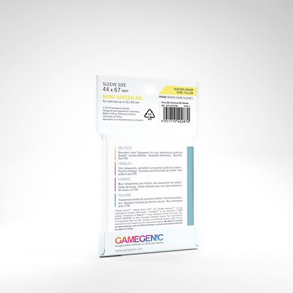 Gamegenic Prime Sleeves: Mini-American (44 x 67 mm) - Bards & Cards