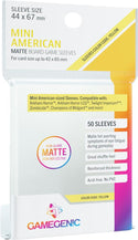 Gamegenic MATTE Sleeves: Mini American (44 x 67 mm) - Bards & Cards
