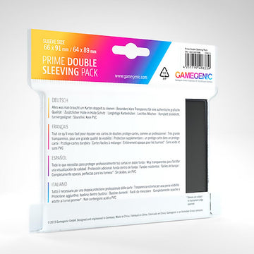 Gamegenic Prime Double Sleeving Pack 80 - Bards & Cards