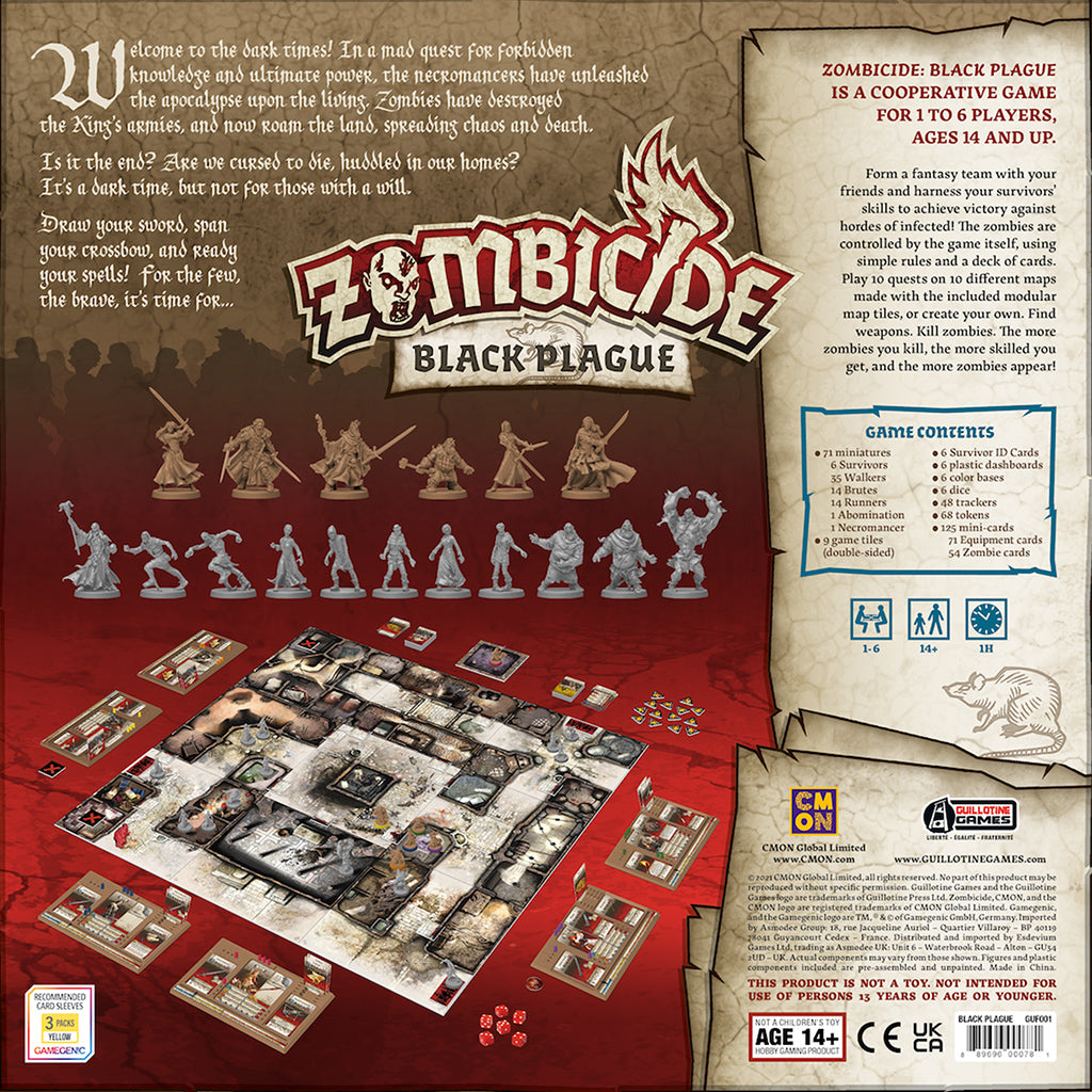 Zombicide: Black Plague - Bards & Cards