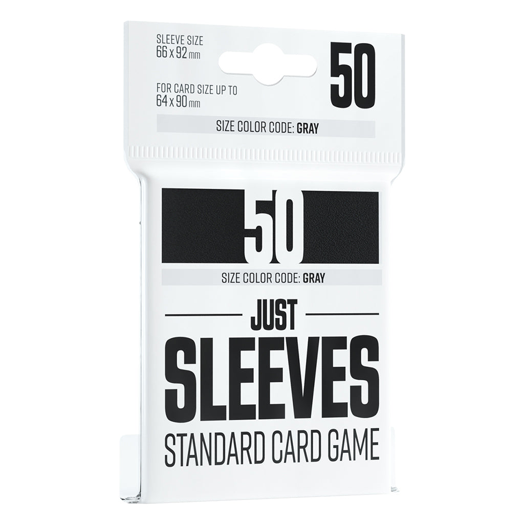 Just Sleeves - Standard Card Game Black Back (50) - Bards & Cards