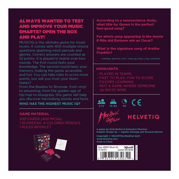 Music IQ - Bards & Cards