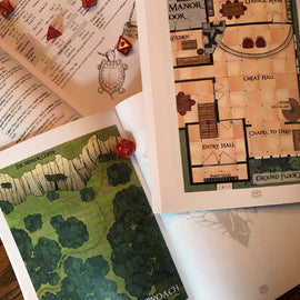 Date Night Dungeons - Rescue of the Blackthorn Clan (Color Edition) - Bards & Cards