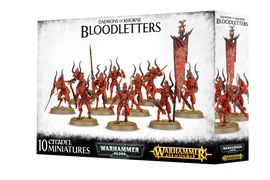 Warhammer 40k: Daemons of Khorne Bloodletters - Bards & Cards