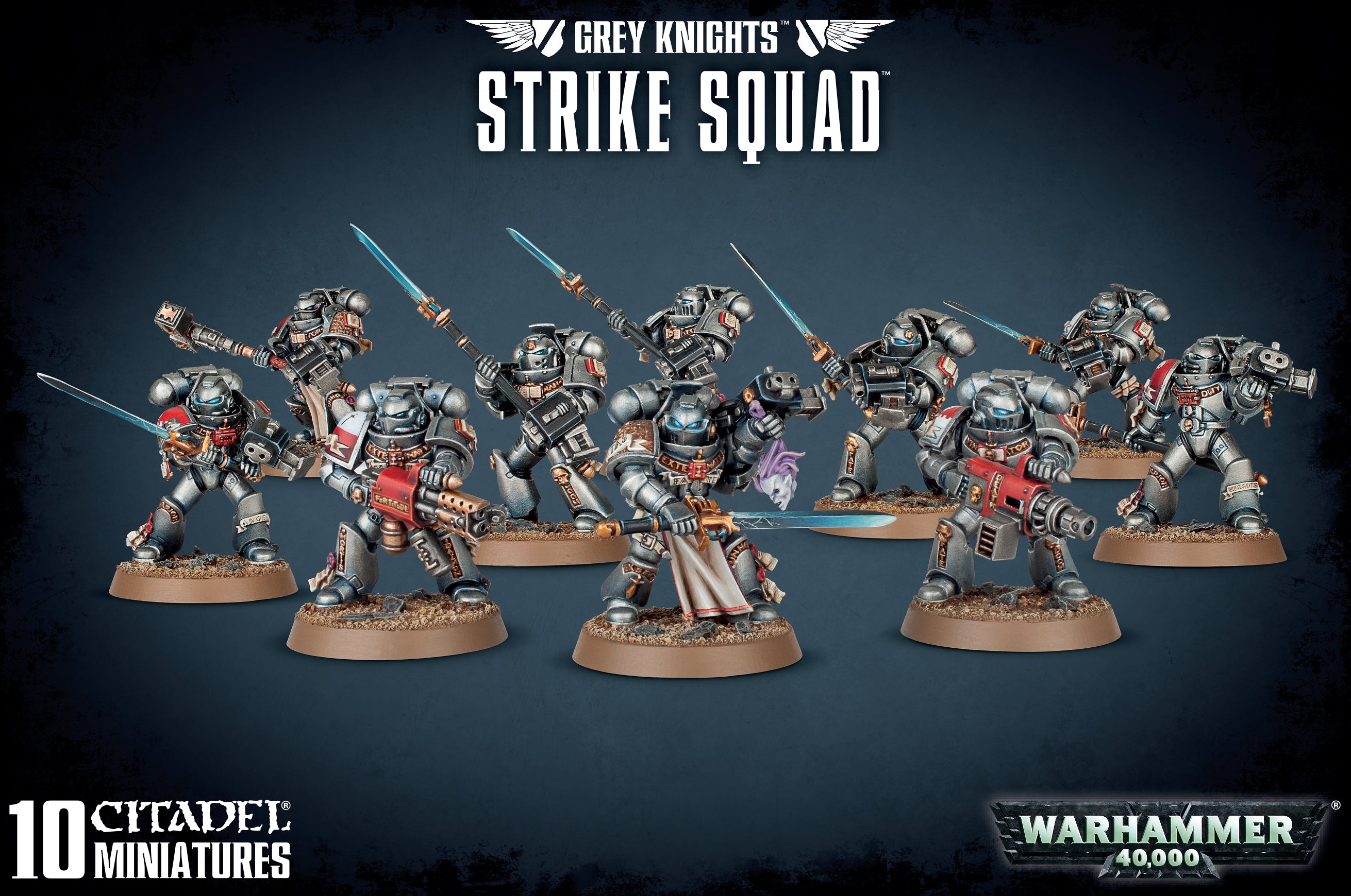 Warhammer 40k: Grey Knights Strike Squad - Bards & Cards