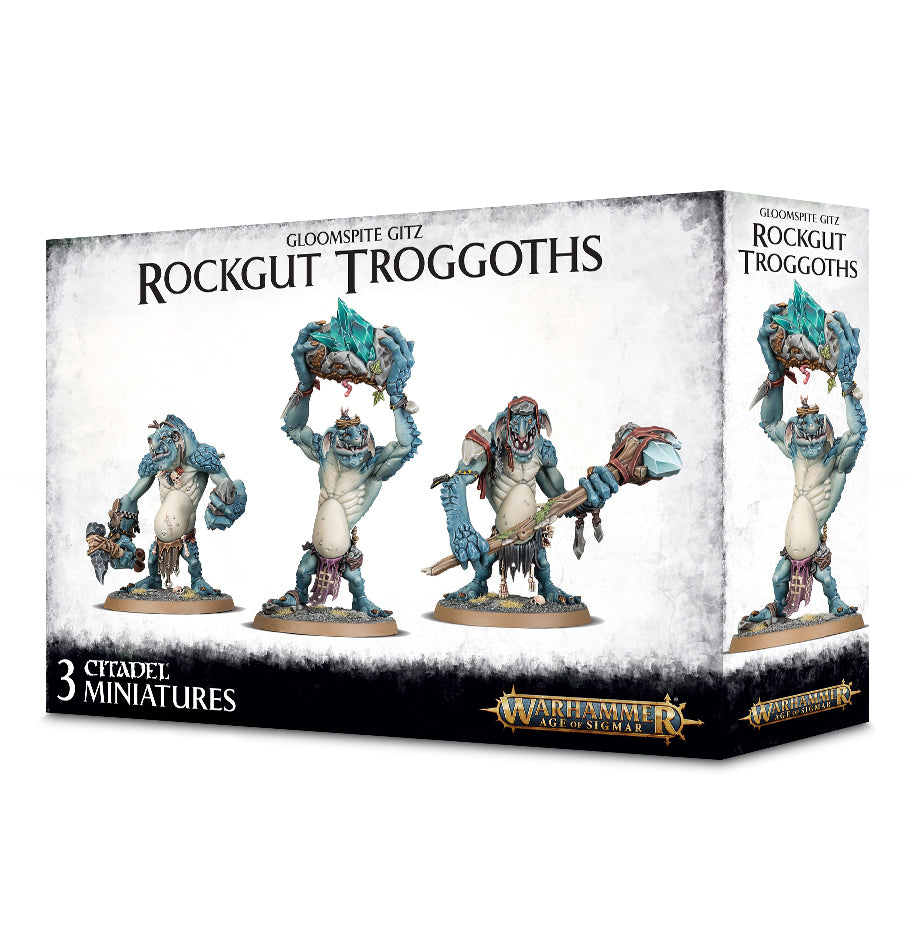 Warhammer Age of Sigmar Gloomspite Gitz: Rockgut Troggoths - Bards & Cards