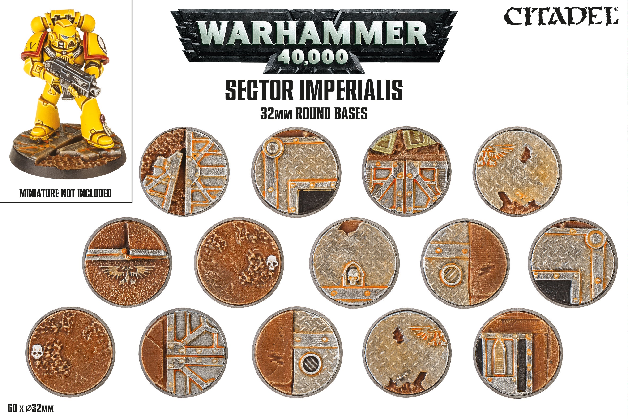 Sector Imperialis: 32mm Round Bases - Bards & Cards