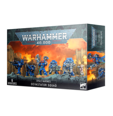 Warhammer 40k Space Marines Devastator Squad - Bards & Cards