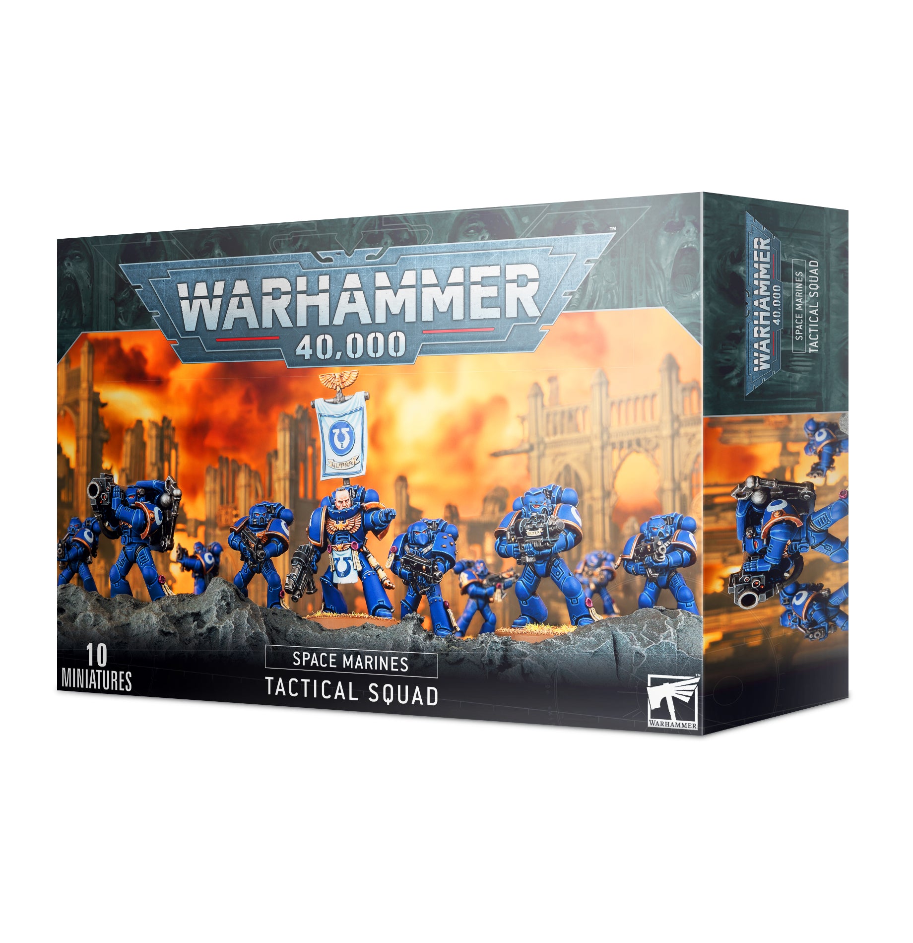 Warhammer 40k Space Marines Tactical Squad - Bards & Cards